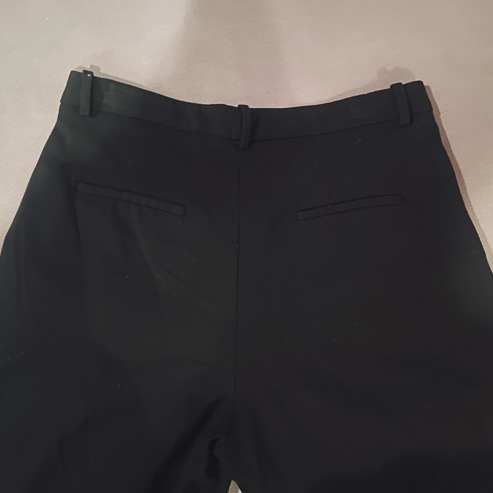 MANGO Black Pleated Tapered Trouser 8 - Picture 2 of 5